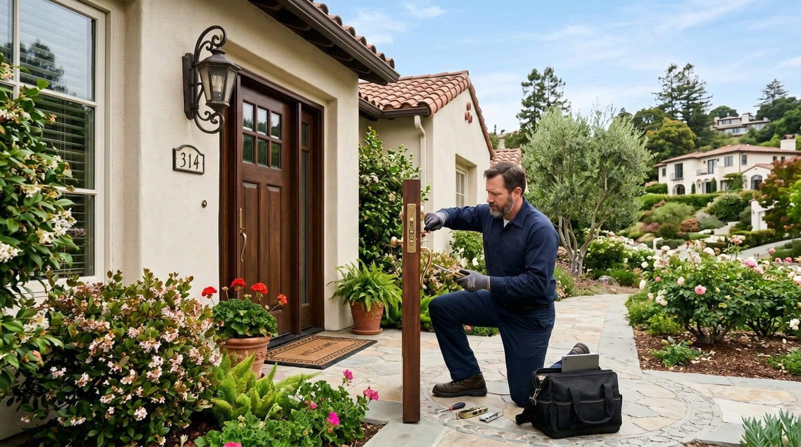 Locksmith service in Belmont