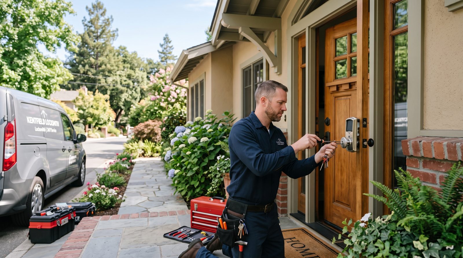Locksmith service in Kentfield
