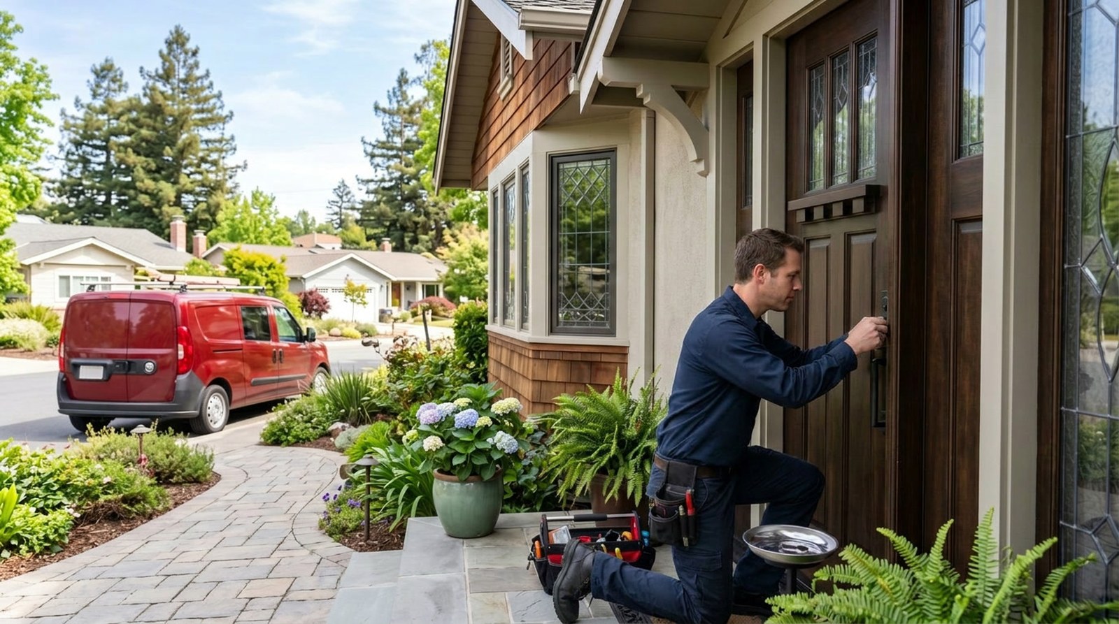 Locksmith service in Redwood City