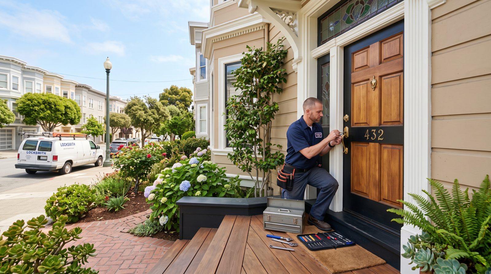 Locksmith service in Richmond District