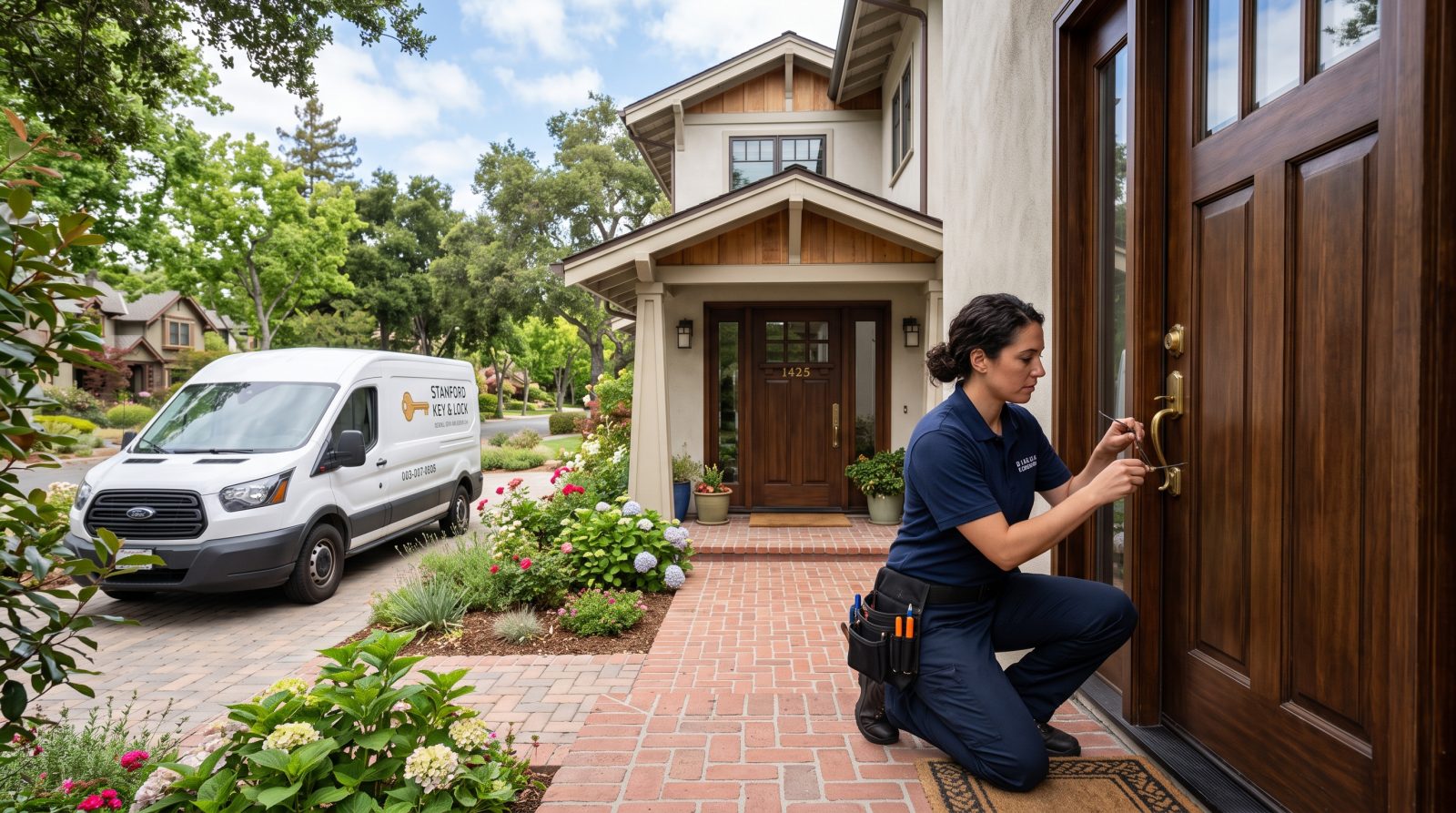 Locksmith service in Stanford