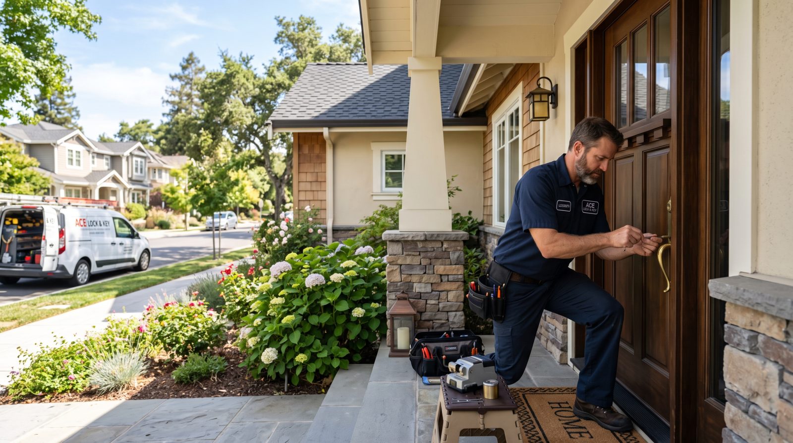 Locksmith service in West Menlo Park