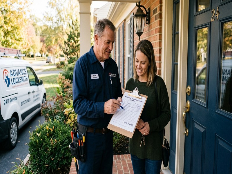 Getting a firm upfront price quote from a locksmith